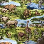 Jungle Animal Scenic