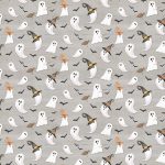 Monthly Placemats Oct Ghosts Gray