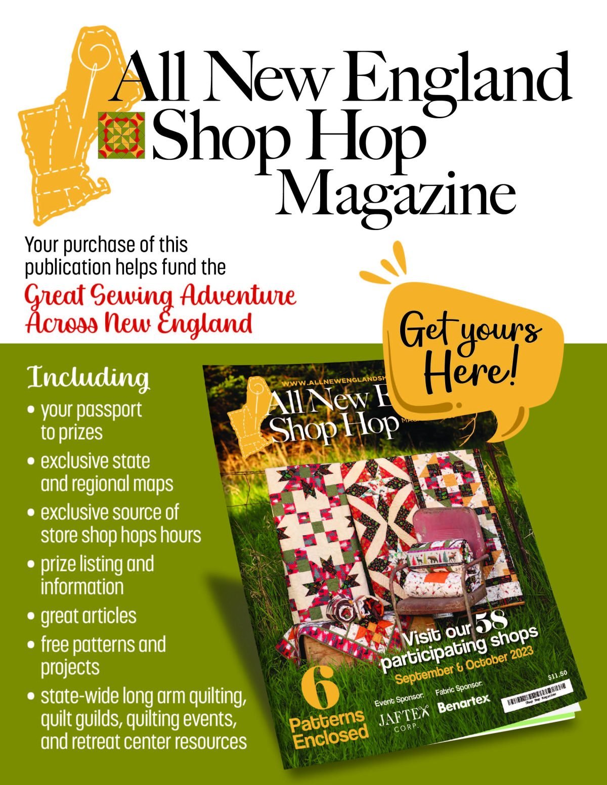 All New England Shop Hop Magazine