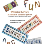 Image of the Whimsical Letters pattern front cover