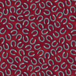 Horse Shoes on brick red