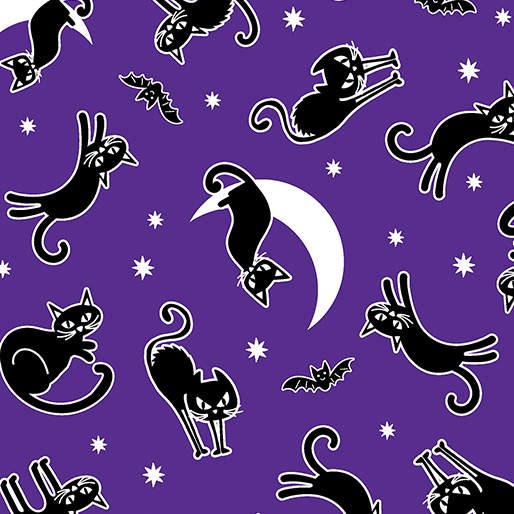 14612G-66-spookcatpurple Spooky cat on purple