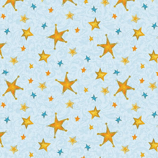 Star splendor on lt blue