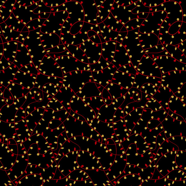 Metallic Lights On Black