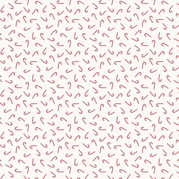 Metallic Candy Canes white