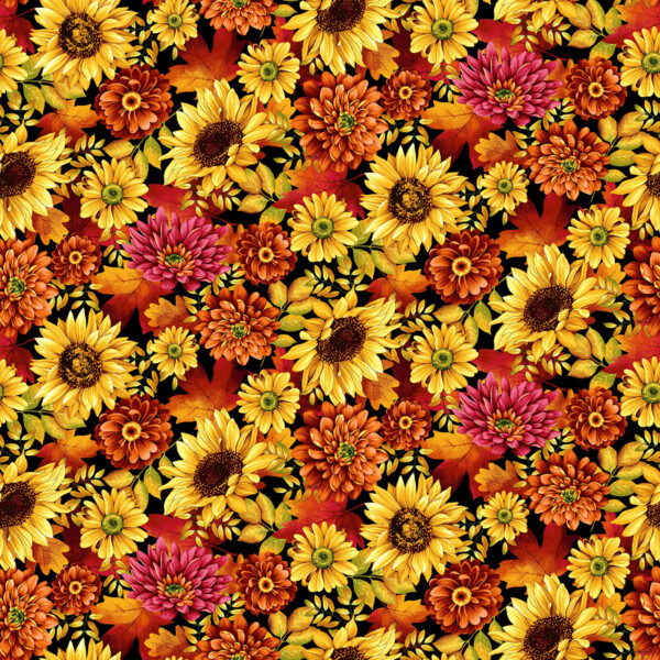 Packed Allover Flowers