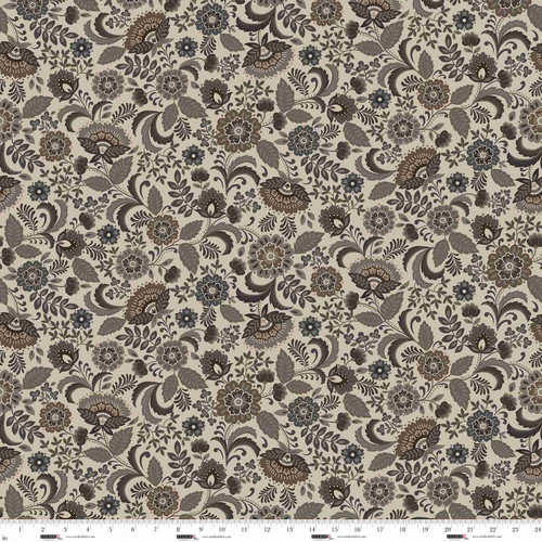 Tossed Brown Tonal Flowers