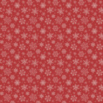 Snowflakes on barn red
