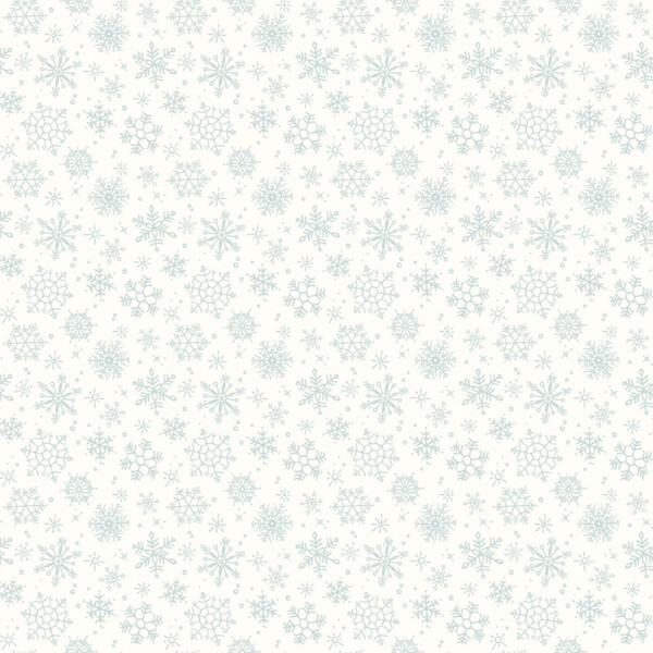 lt aqua Snowflakes on snow