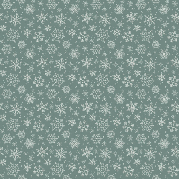 Snowflakes on winter blue