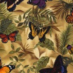 Butterflies on desert