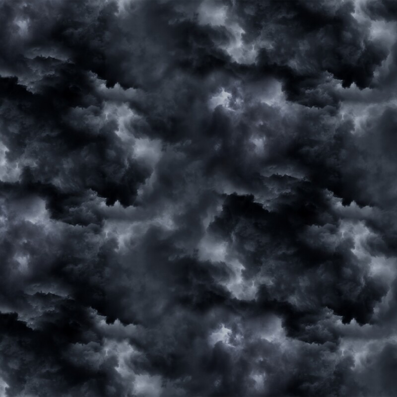 CD2497-GREY CLoudy Night Sky
