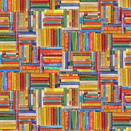 CD2597-MULTI Library Books_Sew Strong_TT Multi Colored Library Books