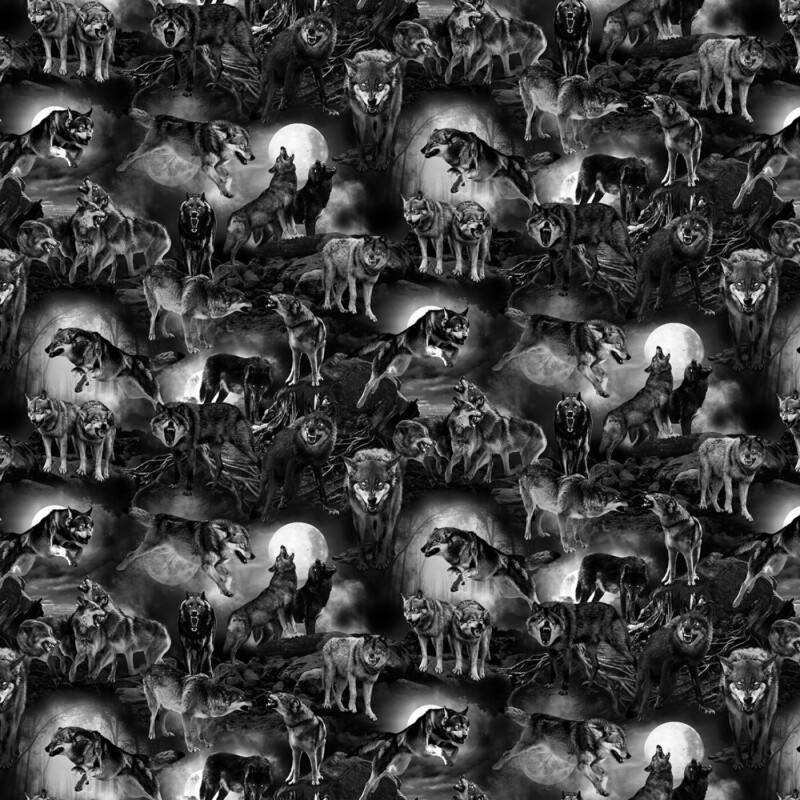 CD2764-GREY demon wolves Grey Demon Wolves