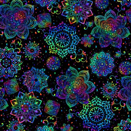 Large Multi Colored Medallions