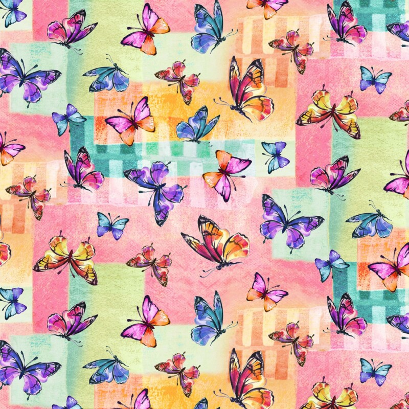 DCX11058-MULT Illuminated Butterfly multi