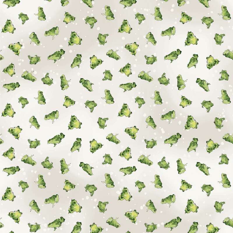 Y4163-11 Lt Khaki Frogs Frogs on Lt Khaki